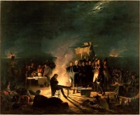 Bivouac de Napoléon sur le champ de bataille de Wagram - Adolphe ROEHN Bivouac de Napoléon sur le champ de bataille de Wagram - Adolphe ROEHN